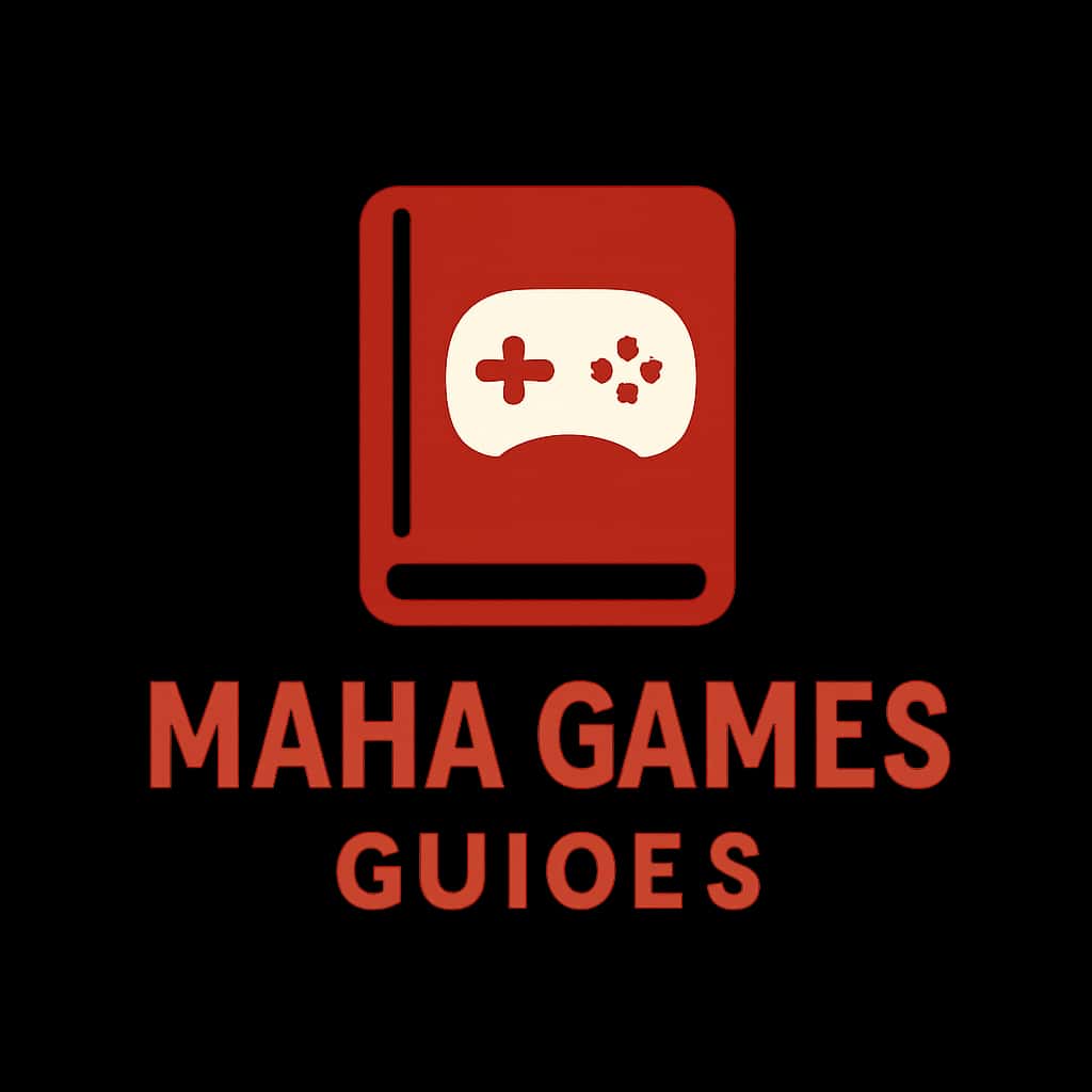 Icon representing Maha Games Guides in a professional style.