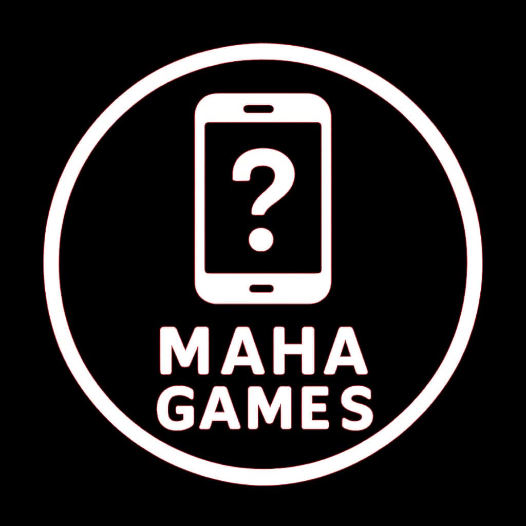 A badge representing Maha Games availability information.