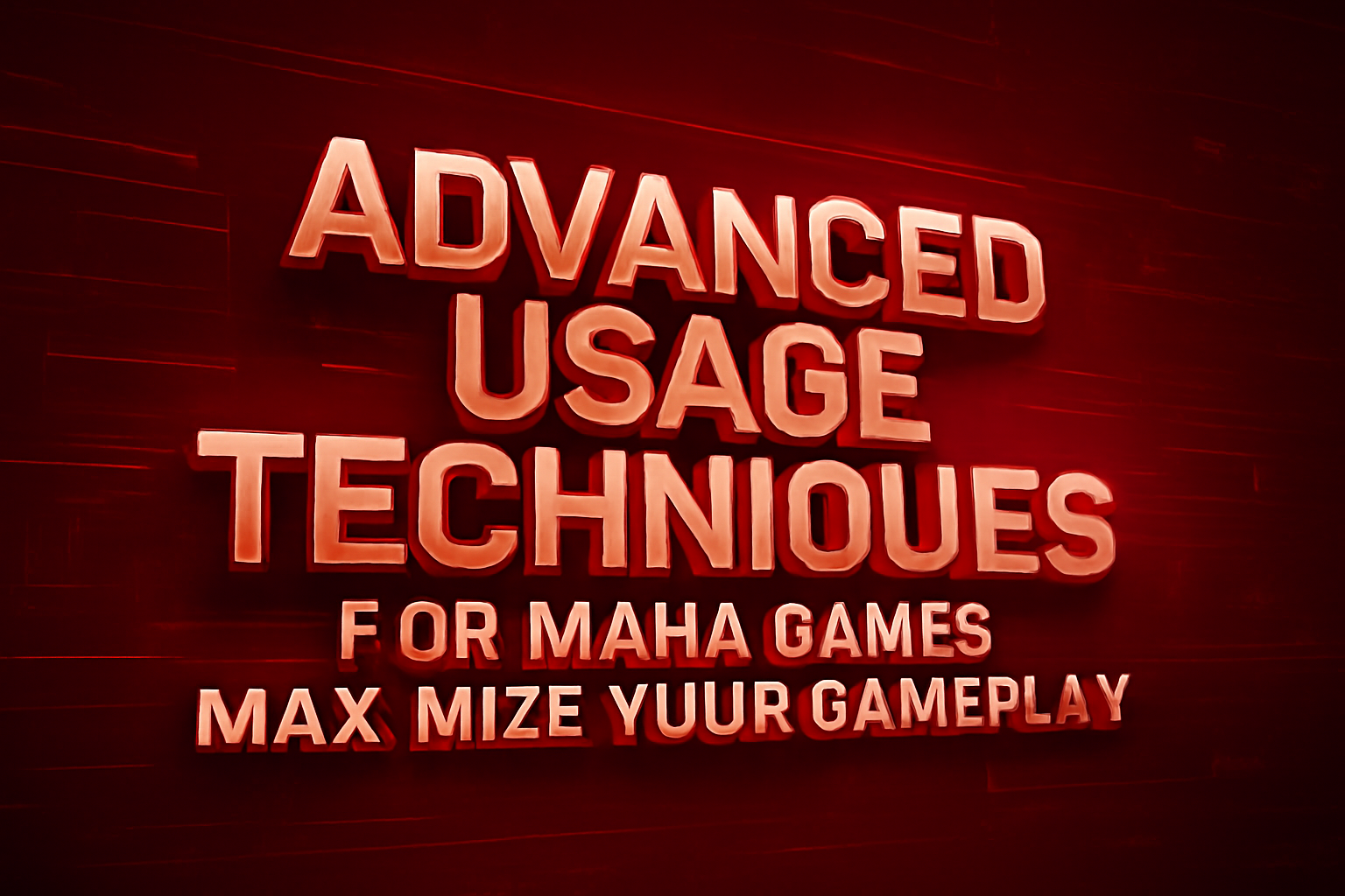 Informational graphic about common issues with Maha Games, featuring the text 'Common Issues with Maha Games'.
