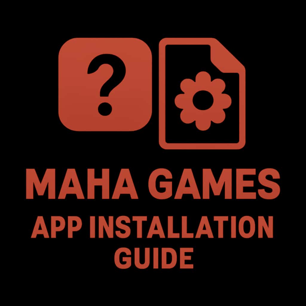 Icon representing the Maha Games App Installation Guide.