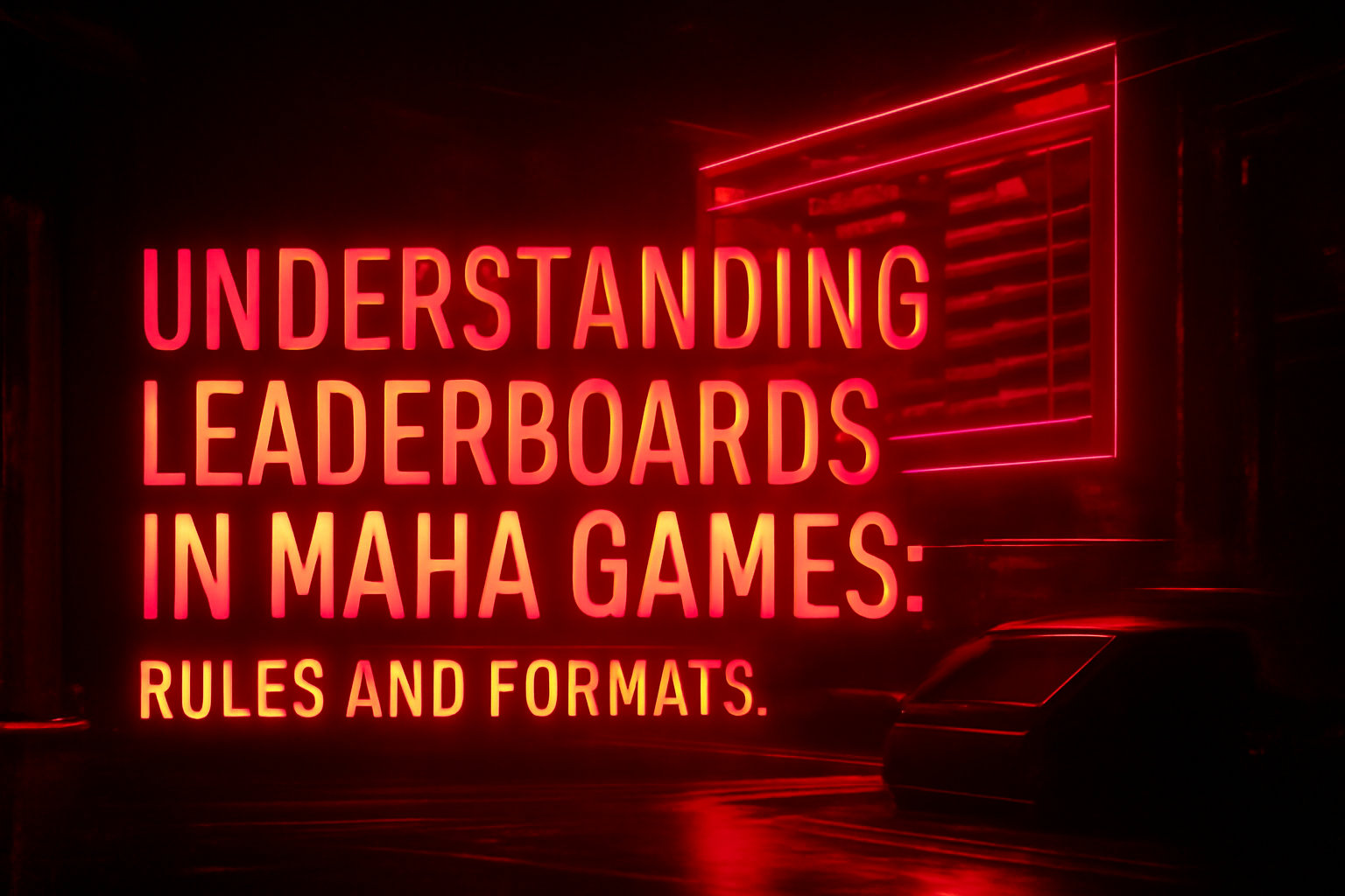 An informative graphic showing device compatibility guidelines for Maha Games.