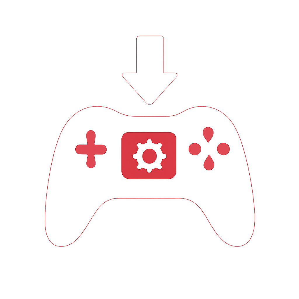 Diagram illustrating the installation process of Maha Games.