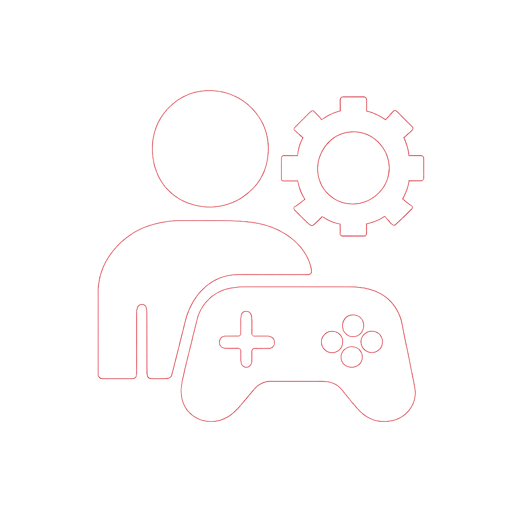 Icon representing Maha Games Guides in a professional style.